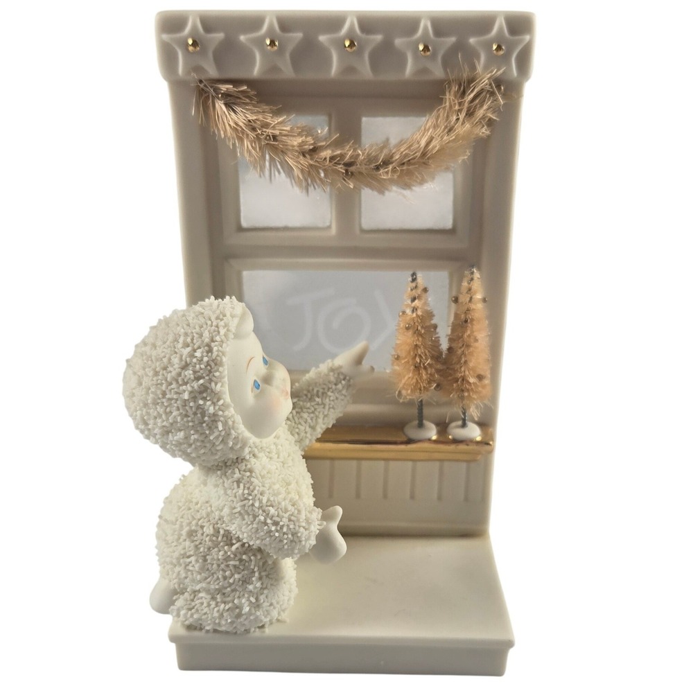 Dept 56 Snowbabies A Baby Brings Joy Window Figurine Christmas 2005 #5669720